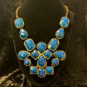 A Gorgeous Deep Teal Blue Statement Necklace